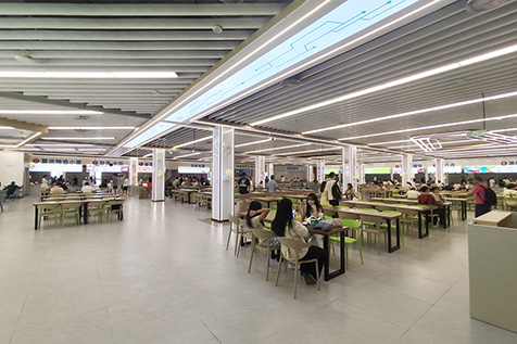 重庆电力高等专科学校食堂实景图