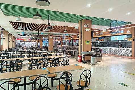 西昌学院食堂实景图